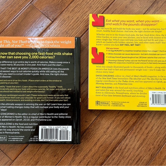 2 What Foods To Eat Books By David Zinczenko “EAT THIS NOT THAT” Great Ref:Books - Picture 3 of 9